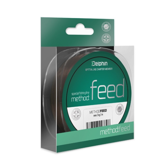 DELPHIN żyłka METHOD FEED brązowa 150m 0,14mm